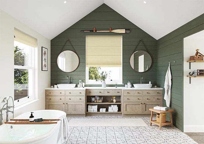 Sinclair, Cream Citrine - Motorised Roman Blind - Image 8